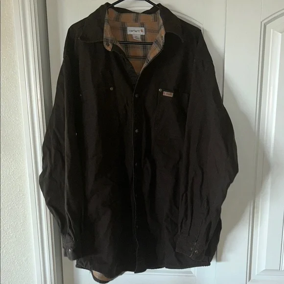 Carhartt Men's Brown lined Jacket - Picture 1 of 2
